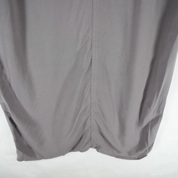 Calvin Klein Jeans Women's V-neck Thin Strap Gray Midi Dress Lightweight Size S - Picture 5 of 13